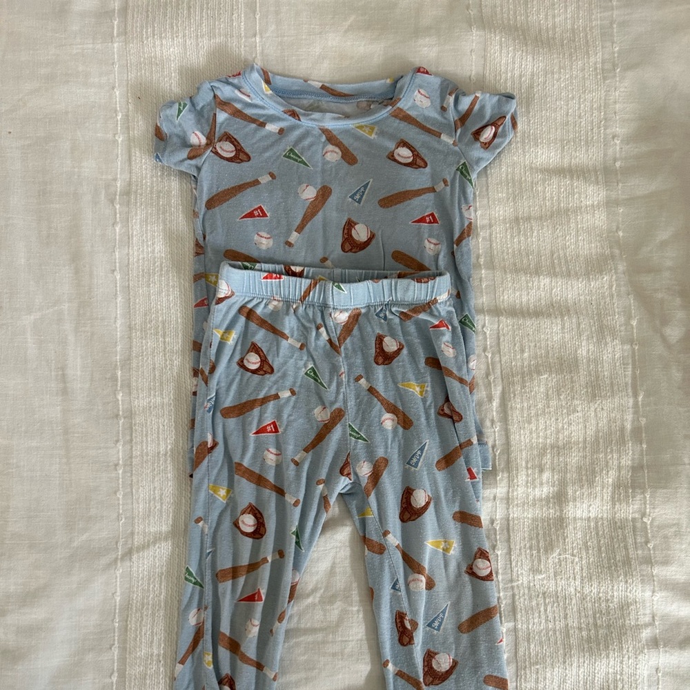 Angel Dear 3T Pjs in Baseball print